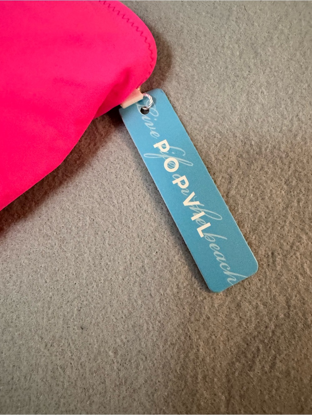 Colorblock One-Piece Swimsuit in Hot Pink, Teal & Black Womens Large - Picture 3 of 5